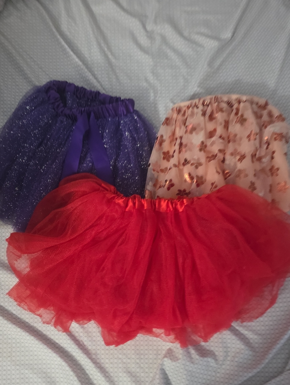 Lot Of Kids Tulle Skirt - Red, Purple, Blush Floral Variety Sizes